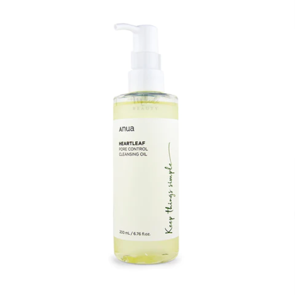 Гидрофильное масло для глубокой очистки кожи ANUA HEARTLEAF PORE CONTROL CLEANSING OIL L0489 фото