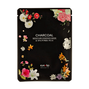 Тканинна маска для обличчя з деревним вугіллям Eyenlip Moisture Essence Mask CHARCOAL L2085 фото