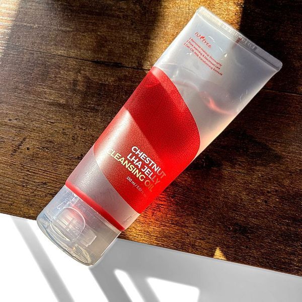 Масло гидрофильное с LHA кислотой Isntree Chestnut LHA Jelly Cleansing Oil L2640 фото