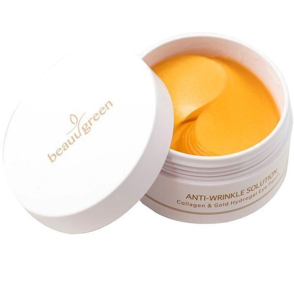 Гідрогелеві патчі із золотом та колагеном BeauuGreen Collagen and Gold Hydrogel Eye Patch L2438 фото