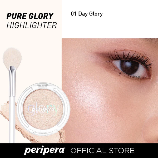 Хайлайтер пудровий з пензликом PERIPERA Pure Glory Highlighter 01 Day Glory L1394 фото
