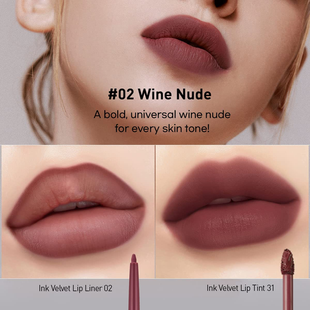 Матовий олівець для губ Wine Nude PERIPERA INK Velvet Lip Liner #002 Wine Nude L1279 фото