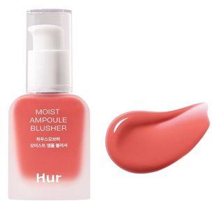 Жидкие кремовые румяна HOUSE OF HUR Moist Ampoule Blusher 20ml, Оттенок: 05 Peach Coral L2592 фото