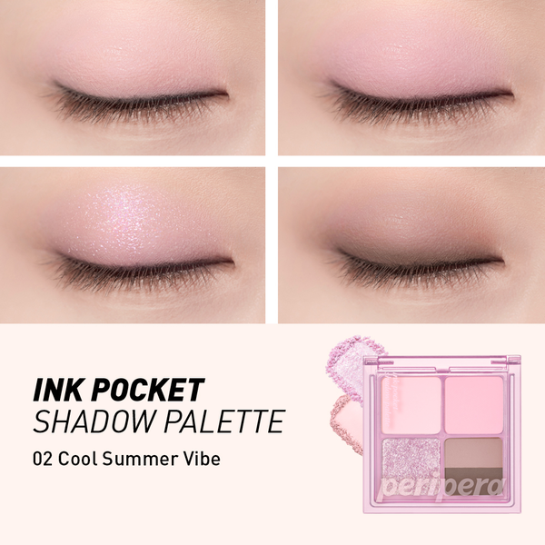 Палетка тіней PERIPERA Ink Pocket Shadow Palette #002 Cool Summer Vibe L1601 фото