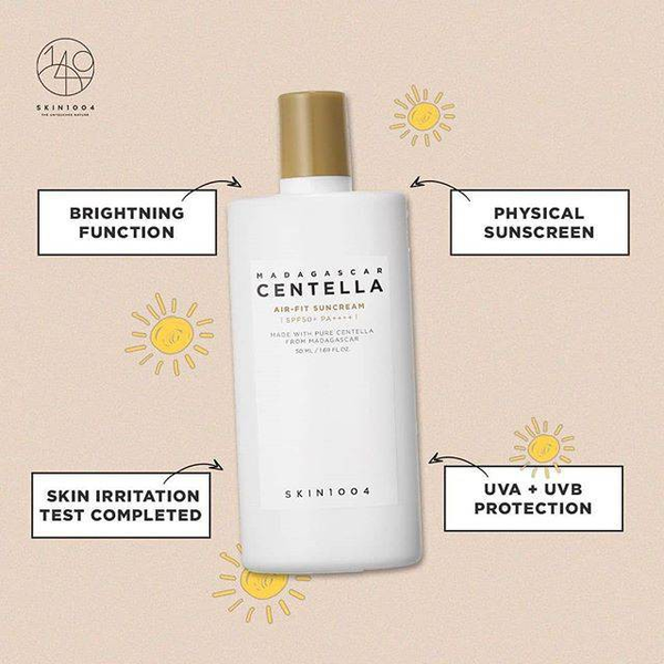 Сонцезахисний крем SKIN1004 Madagascar Centella Air-fit Suncream Plus L3012 фото