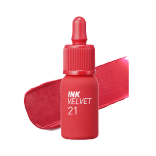 Матовий тінт для губ PERIPERA Ink Velvet Tint #21 Vitality Coral Red L1300 фото