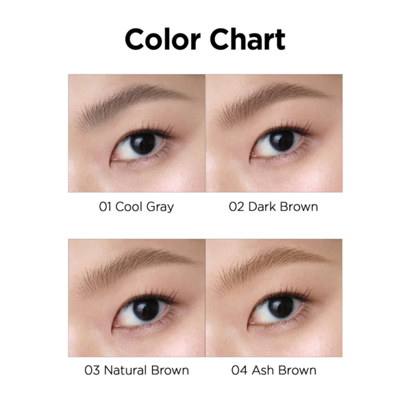 Туш для брів, відтінок 02 DARK BROWN PERIPERA SPEEDY SKINNY BROWCARA 02 DARK BROWN L2217 фото