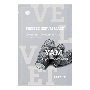 Увлажняющая тканевая маска BLITHE PRESSED SERUM MASK VELVET YAM Mask Sheet L0745 фото