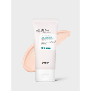 Увлажняющий солнцезащитный крем SPF50+/PA++++ COSRX Aloe 54.2 Aqua Tone-Up Sunscreen L0788 фото