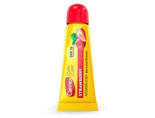 Бальзам для губ Carmex Daily Care Moisturizing Lip Balm Strawberry Tube SPF 15 L0198 фото