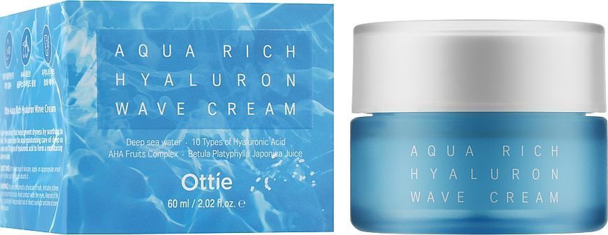 Крем-гель для лица Ottie Aqua Rich Hyaluron Wave Cream L1140 фото