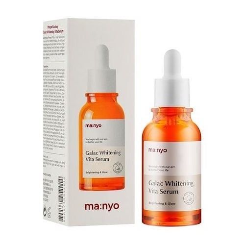 Сыворотка осветительная с галактомиссисом и витаминами Manyo Galac Whitening Vita Serum L2751 фото