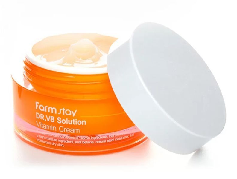 Витаминный крем от морщин FarmStay DR.V8 Solution Vitamin Cream L0384 фото