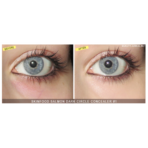 Консилер від темних кіл під очима SKINFOOD Salmon Dark Circle Concealer Cream L1157 фото