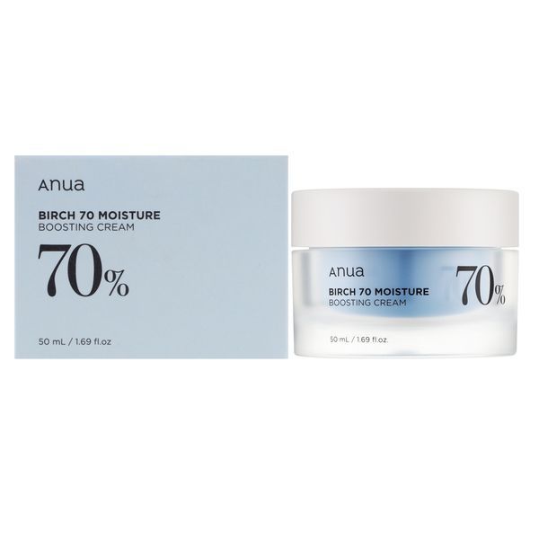 Заспокійливий крем із березовим соком ANUA BIRCH MOISTURE BOOSTING CREAM L2389 фото
