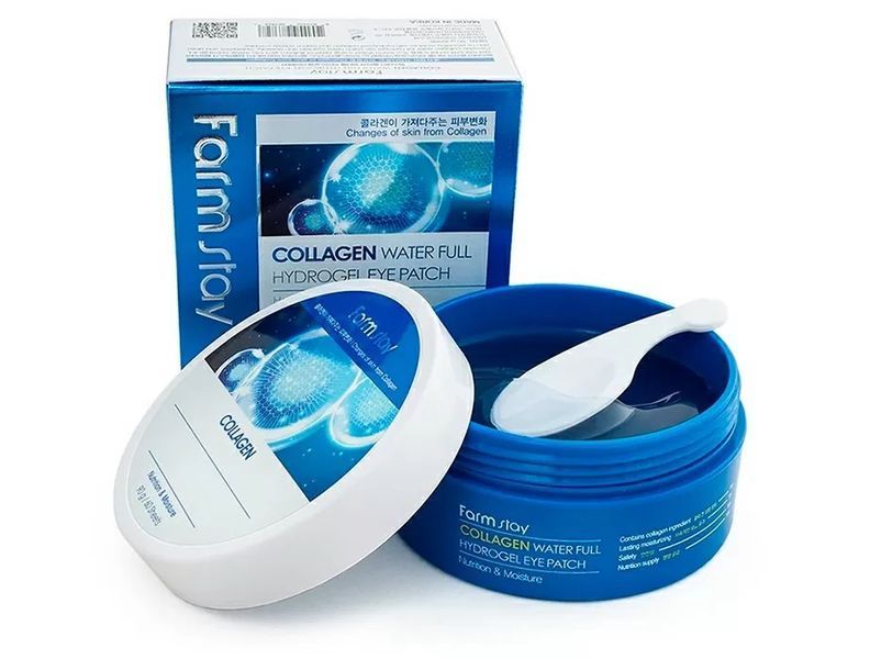 Гідрогелеві патчі під очі FarmStay Collagen Water Full Hydrogel Eye Patch L0479 фото