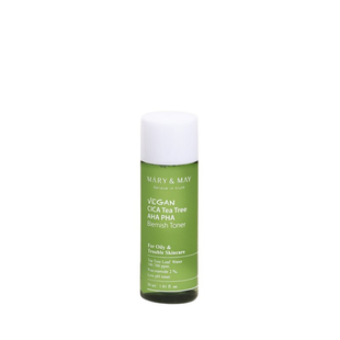 Осветляющий тоник, миниверсия MARY&MAY Vegan CICA Tea Tree AHA PHA Blemish Toner L1531 фото
