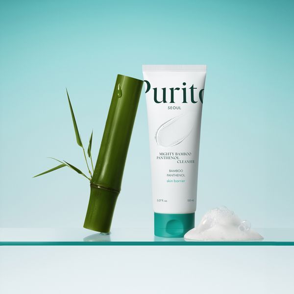 Гель для вмивання з екстрактом бамбука та пантенолом Purito Seoul Mighty Bamboo Panthenol Cleanser L2914 фото