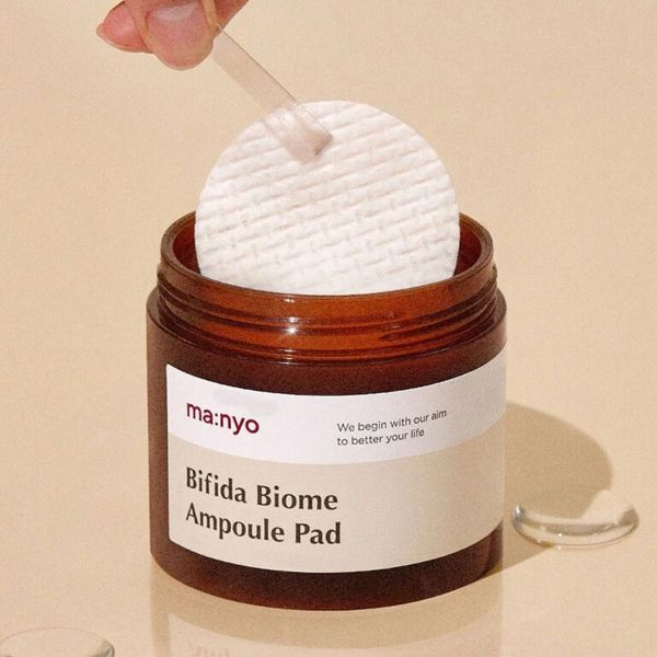 Тонер-педы для защиты и восстановления биома кожи Ma:nyo Bifida Biome Ampoule Pad L2757 фото