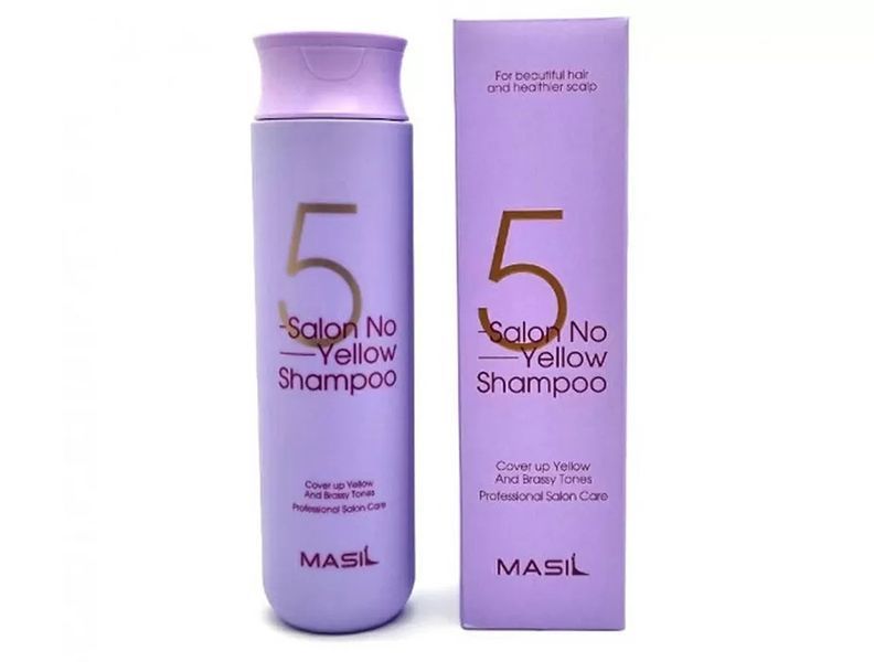 Шампунь проти жовтизни волосся Masil 5 Salon No Yellow Shampoo L2362 фото