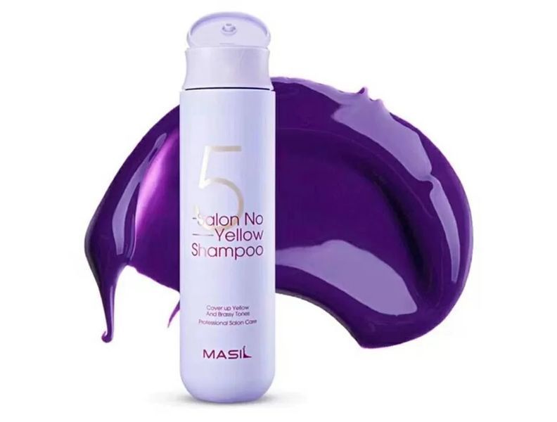 Шампунь проти жовтизни волосся Masil 5 Salon No Yellow Shampoo L2362 фото