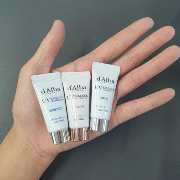 Набір сонцезахисних кремів D'ALBA Vegan 3-Piece Sun Cream Kit L1387 фото