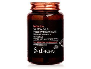 Ампульна сироватка для обличчя FarmStay Salmon Oil & Peptide Vital Ampoule L0029 фото