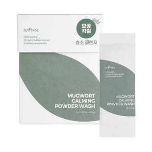 Ензимна пудра для проблемної шкіри ISNTREE MUGWORT CALMING POWDER WASH L0601 фото