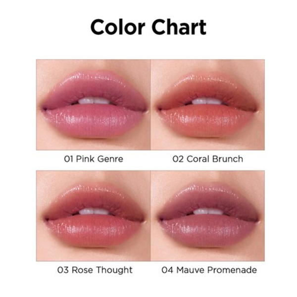 Зволожувальний бальзам для губ PERIPERA INK MOOD GLOWY BALM 04 MAUVE PROMENADE L0755 фото