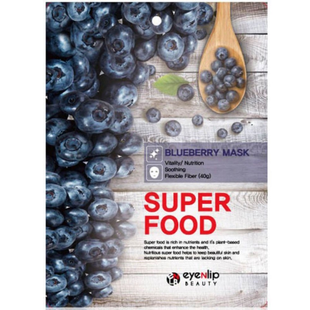 Антиоксидантна маска для обличчя EYENLIP SUPER FOOD BLUEBERRY MASK L0095 фото