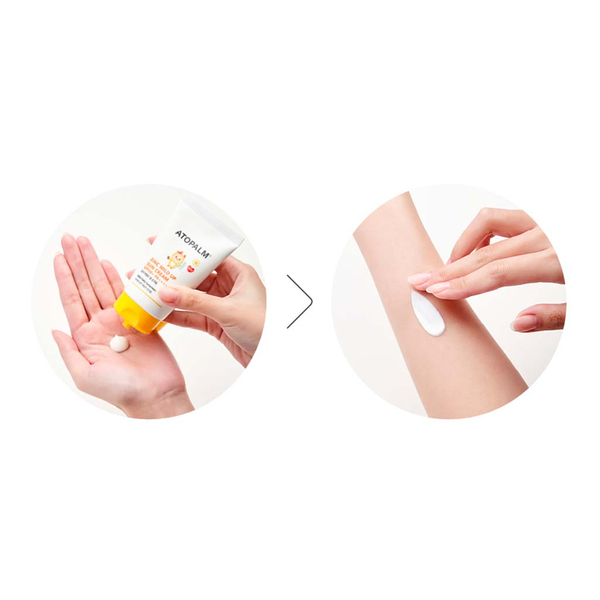 Крем сонцезахисний для дітей Atopalm Zinc Mild Up Suncream SPF50+ PA++++ L2397 фото