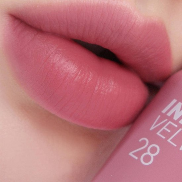 Матовий тінт для губ PERIPERA INK THE VELVET #028 MAUVEFUL NUDE L1289 фото