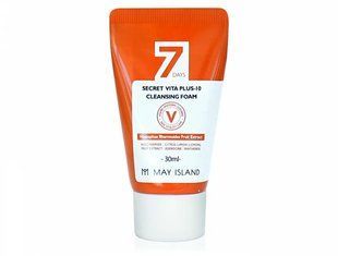Вітамінізуюча пінка для вмивання May Island 7 Days Secret Vita Plus-10 Cleansing Foam L0379 фото