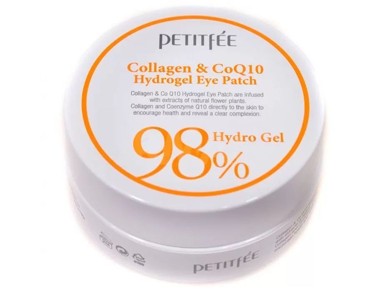 Гідрогелеві патчі під очі Petitfee Collagen & CoQ10 Hydrogel Eye Patch L0474 фото