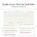 Антивіковий стік D'ALBA Double Serum All In One Multi Balm L1347 фото 7