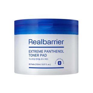 Тонер-педи зволожувальні з пантенолом Real Barrier Extreme Pathenol Toner Pad L2985 фото