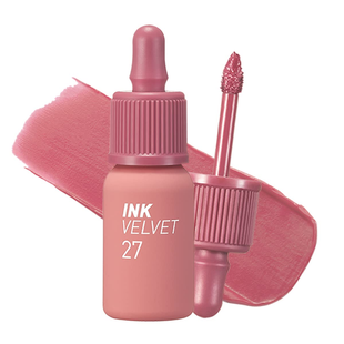 Матовий тінт для губ PERIPERA INK VELVET #027 STRAWBERRY NUDE L1295 фото