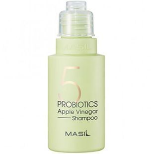 Шампунь з яблучним оцтом для відновлення pH-балансу MASIL 5 PROBIOTICS APPLE VINEGAR SHAMPOO L2338 фото