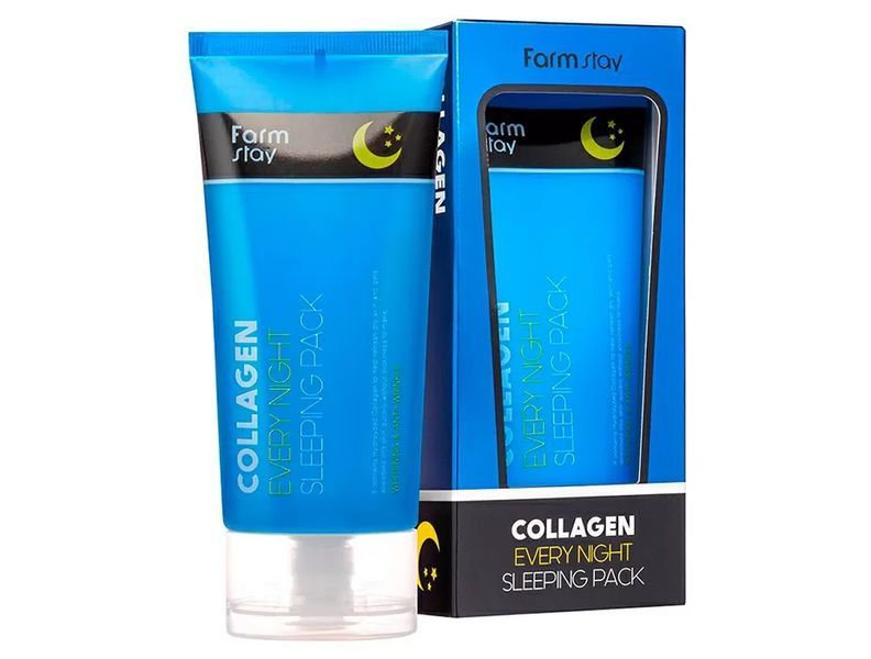 Нічна маска для обличчя FarmStay Collagen Every Night Sleeping Pack L1451 фото