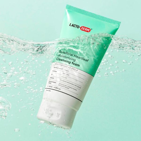 Пінка для вмивання CKD LACTO-DERM Beneficial Heartleaf Moisturizing Cleansing Foam L2467 фото