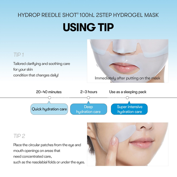 Двухэтапная гидрогелевая маска VT Cosmetics Hydrop Reedle Shot 100HL 2 Step Hydrogel Mask L3087 фото