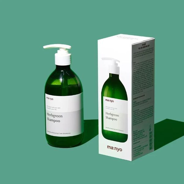 Шампунь для волос с экстрактами трав Manyo Herbgreen Shampoo L2825 фото