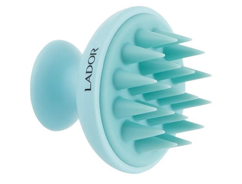 Масажер для шкіри голови Lador Scalp Massager Shampoo Brush Light Blue L1218 фото
