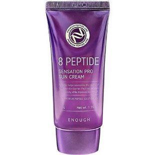 Солнцезащитный крем для лица с пептидами Enough 8 Peptide Sensation Pro Sun Cream SPF50+ PA++++ L2028 фото