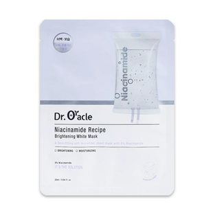 Маска для обличчя тканинна з ніацинамідом Dr.Oracle Niacinamide Recipe Brightening White Mask L2520 фото