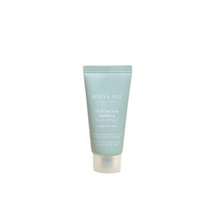 Глиняная маска MARY&MAY TeaTree Soothing Wash off Pack L0526 фото