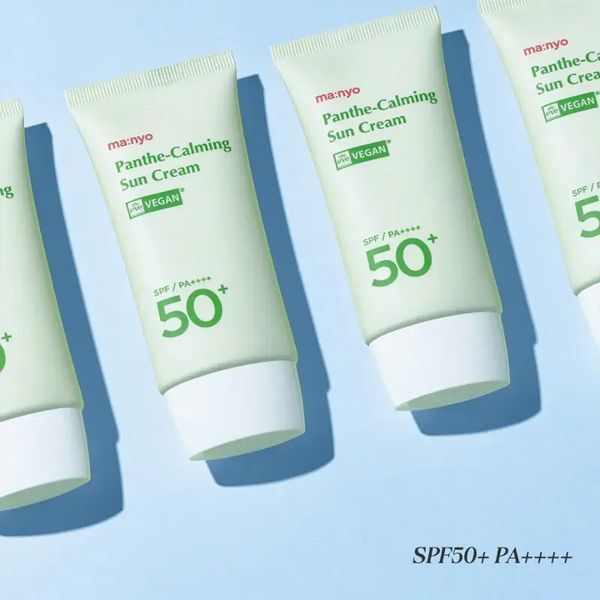 Крем сонцезахисний з пантенолом Manyo Factory Panthe-Calming Sun Cream SPF50+/PA++++ 50 мл L2773 фото