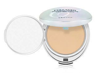 Осветляющая пудра Enough Collagen 3 in 1 Whitening Moisture Two Way Cake SPF 28 PA++ №21 L1541 фото