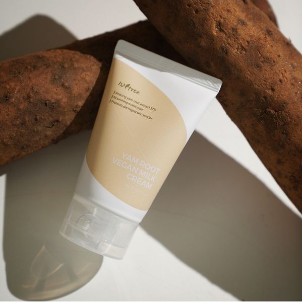 Крем увлажняющий с корнем дикого ямса Isntree Yam Root Vegan Milk Cream L2625 фото