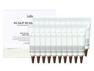 Спа пілінг очищаючий для шкіри голови Lador Scalp Scaling Spa Ampoule L2048 фото